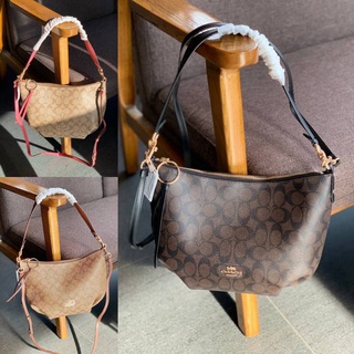 กระเป๋าหิ้ว//สะพายข้างได้ Coach Pebble Leather Small Skylar Hobo Shoulder Bag