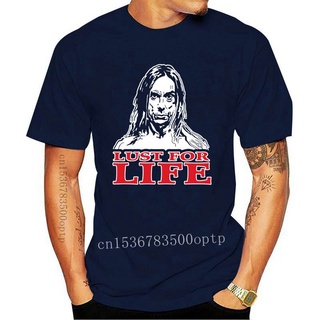 พร้อมส่ง เสื้อยืดแขนสั้น ผ้าฝ้าย 100% พิมพ์ลาย Lust For Life Iggy Pop Rock หลากสี แฟชั่นฤดูร้อน สําหรับผู้ชายS-5XL