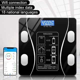 เครื่องชั่งน้ำหนักดิจิตอลพร้อมแสดงมวลไขมัน Bluetooth weighing scale