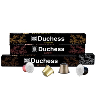 Duchess CO3099#04 - Coffee Capsule 40 แคปซูล - Esyenn, Massimo, Lamoon, Runjuan ( Nespresso compatible )