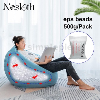 Nesloth ลูกปัดโพลีสไตรีน EPS เติมถุงถั่ว 500 กรัม