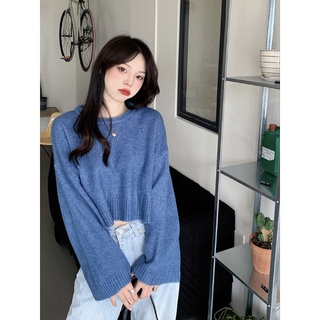 🖤🤍 ꒰ pre-order ꒱  𓂃 ⋆ 💙🦋cutie crop knit sweater