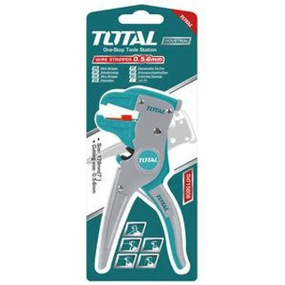 Total คีมปอกสายไฟ อัตโนมัติ ขนาด 7 นิ้ว รุ่น THT15606 ( Wire Stripper )