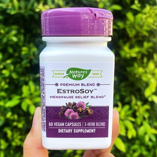 สารสกัดจากถั่วเหลืองหมัก EstroSoy Menopause Relief Blend 60 Vegan Capsules (Natures Way®)