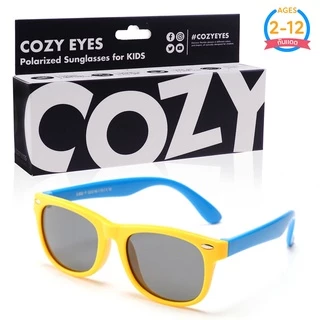 ✅ แว่นกันแดดเด็ก 2-12 ขวบ | COZY EYES เลนส์โพลาไรซ์ ป้องกันยูวี และแสงสะท้อนได้ 100% (แถมแผ่นทดสอบเลนส์ทุกกล่อง)