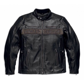 เสื้อหนังลิขสิทธิ์แท้ HARLEY-DAVIDSON Mens Asylum