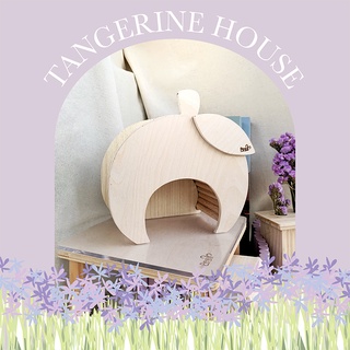 Pega [เปก้า] บ้านหลบ Tangerine House ของเล่น สำหรับ เม่นแคระ ชูก้าไกลเดอร์ และหนูแกสบี้