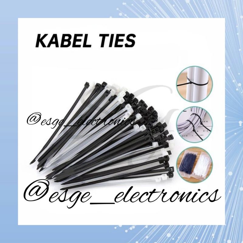 CABLE TIES 2.5X200 มม.สาย TIES CABLE TIES CABLE TIES CABLE TIES CABLE TIES CABLE TIS NYLON CABLE TIE