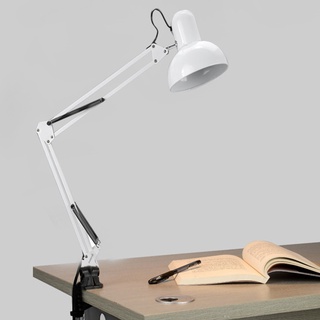 โคมไฟ โคมไฟหนีบโต๊ะ โคมไฟเขียนแบบ ปรับระดับได้รอบทิศทาง รุ่น Table Reading lamp Adjustable clip E27 60W OCM