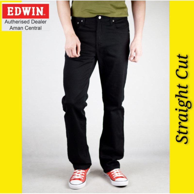 EDWIN กางเกงยีนส์ผู้ชาย E505 Straight Cut 7505-2256