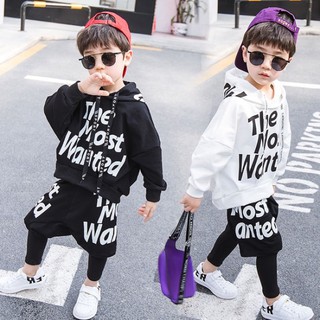 พร้อมส่ง เสื้อ+กางเกง เข้าชุดกัน แต่งหล่อยังไงให้ลูกนำเทรนด์ใน winter นี้ และแม่ไม่ต้องปวดหัวหาแมทช์