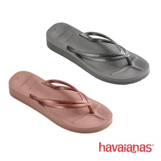 [ลิขสิทธิ์แท้] HAVAIANAS WEDGES STEEL รองเท้าแตะ เสริมส้น ผู้หญิง ลิขสิทธิ์แท้ ฮาวายานัส รุ่น 4146317