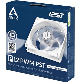 Arctic พัดลมระบายความร้อน P12 PWM PST 120 มม. สําหรับเคส PC