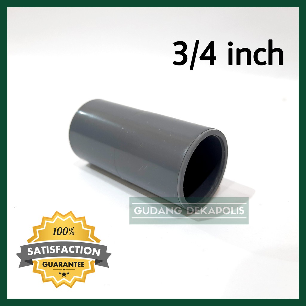 JAYA PVC TS 3/4" SOCK 3/4 INCH PVC PIPE CONNECTION