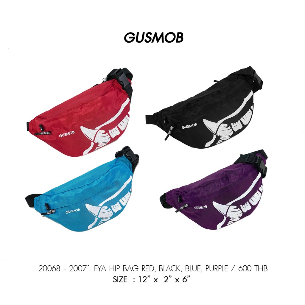 GUSMOB กระเป๋าสะพาย 20068-20071 GUSMOB FYA REFLECT HIP BAG