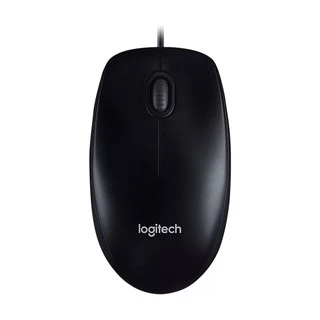 MOUSE (เม้าส์) LOGITECH OPTICAL USB M100R (BLACK) - ประกัน 3 ปี