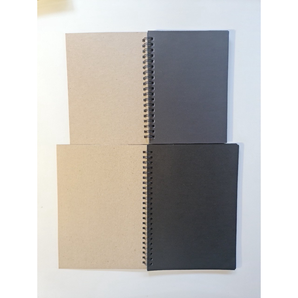 สมุดกระดาษดำ สันห่วง IBoom A5/B6  IB 1403B/1402B   50แผ่น/เล่ม  Black paper notebook