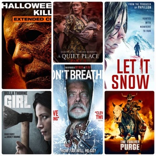 DVD หนังเขย่าขวัญ ☆AQuietPlace2☆DontBreathe2☆Girl☆ThePurge5☆LetItSnow☆HolloweenKills - มัดรวม 6 เรื่อง #แพ็คสุดคุ้ม