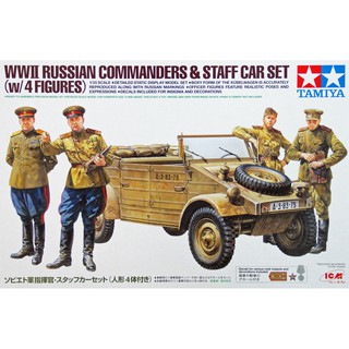 Tamiya 1/35 TA25153 WWII RUSSIAN COMMANDERS &amp; STAFF CAR