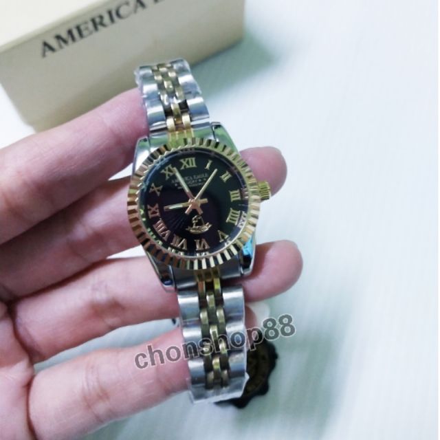 👍สินค้าขายดี AMERICA EAGLE แบรนด์แท้ นาฬิกาผู้หญิง กันน้ำ 💯%