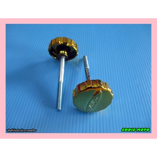 HONDA C95 C92 CA95 CA92 SIDE COVER KNOB SET PAIR "GOLD" // น็อตฝากระเป๋าข้าง 2 ชิ้น