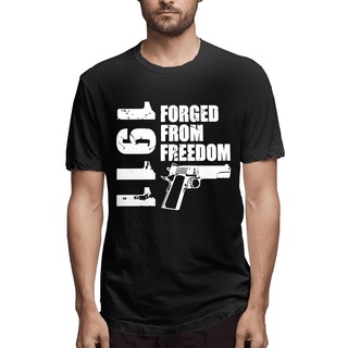 1911 Forged From Freedom เสื้อท็อปส์ น้ําหนักเบา พิมพ์ลายกราฟฟิคโลโก้ สร้างสรรค์ สําหรับผู้ชาย