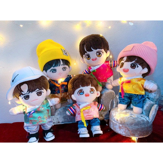 ชุดตุ๊กตา ชุดฮันบก ตุ๊กตา 20 cm.