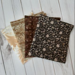 ผ้าจัดเซ็ท4ชิ้น ผ้าcotton100%อเมริกา&amp;ญี่ปุ่น ขนาด27x45cm