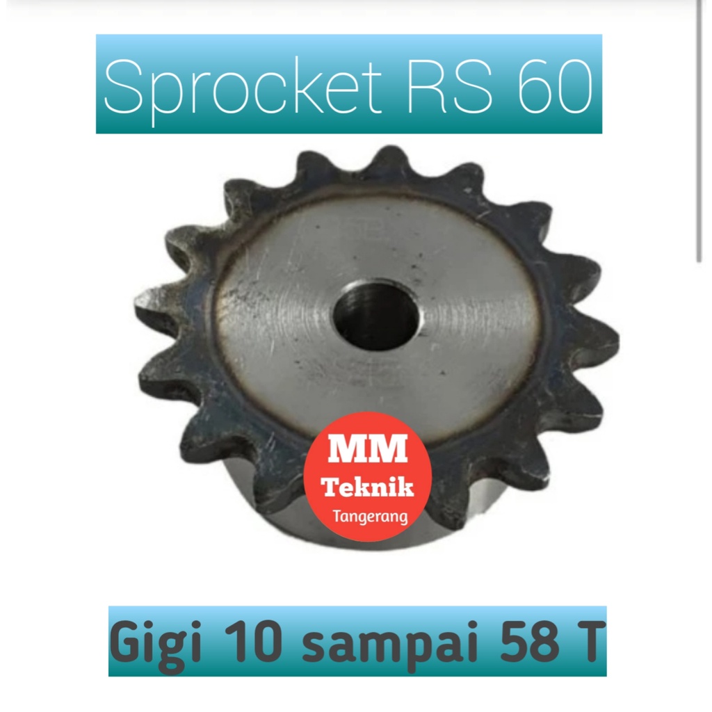 เฟือง RS 60 x 24 T เกียร์เดี่ยวเกียร์ Z 24T RS60 -1 60Z24 60X24T 60-1 ประเภท B Sprocket spr Single R
