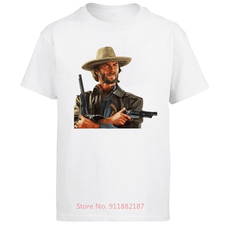 เสื้อยืด พิมพ์ลายกราฟฟิค Clint Eastwood The Outlaw สไตล์คาวบอยตะวันตก แนวสตรีท ฮาราจูกุ แฟชั่นฤดูร้อน สําหรับผู้ชาย