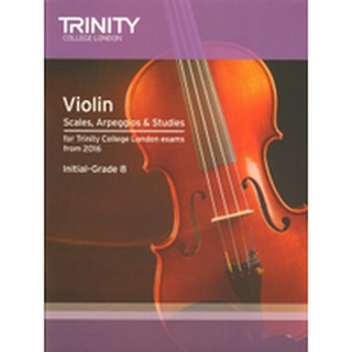 หนังสือดนตรีTrinity Violin Scales Arpeggios Studies 2016