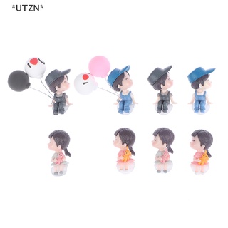 Utzn ตุ๊กตาฟิกเกอร์ รูปลูกโป่งน่ารัก สําหรับตกแต่งรถยนต์