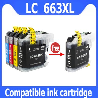 LC 663 หมึก LC663  สีดำ  LC663XL ตลับหมึกสำหรับ Brother MFC-J2320 MFC-J2720