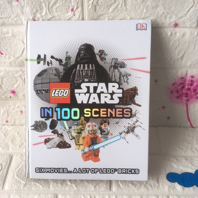 STAR WARS IN 100 SCENES Six movies a lot of lego bricks ปกแข็งมือสอง-AD5