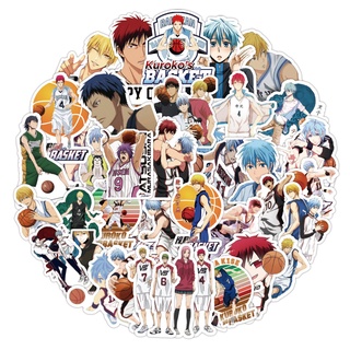 ชุดสติ๊กเกอร์ Kurokos Basketball กราฟฟิตี้กันน้ำอะนิเมะญี่ปุ่น, 50 แผ่น/ชุด