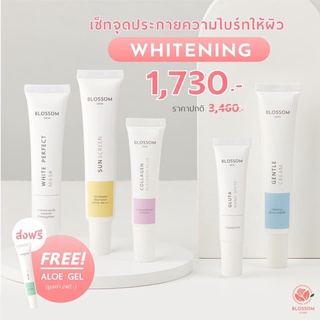 ⚡️ส่งฟรี+โค้ดลดเพิ่ม ⚡️เซ็ตบำรุงผิวเพิ่มความกระจ่าง Blossom Whitening Set สูตรโดยคุณหมอผิวหนังเฉพาะทาง