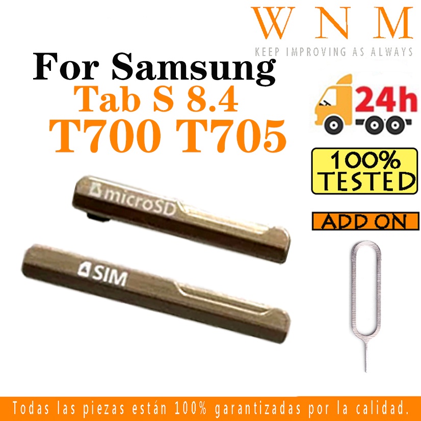1 ชุดสําหรับ Samsung Galaxy Tab S 8.4 SM-T700 T705 T700 T707 Micro SD Card Holder Reader ซิมการ์ดถาด