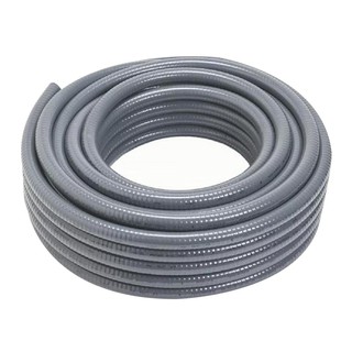 Soft pipe FLEXIBLE LIQUID-TIGHT CONDUIT TIGER EF 3/4” 30M GREY Conduit, accessories Electrical work ท่ออ่อน ท่ออ่อนกันน้