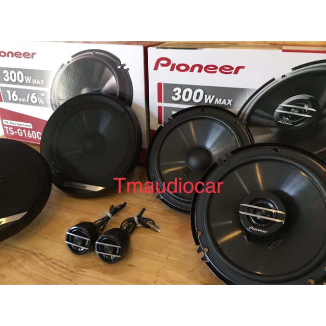 ชุดลำโพง 6.5” Pioneer TS-G160C + TS-G1620F จำนวน 2คู่