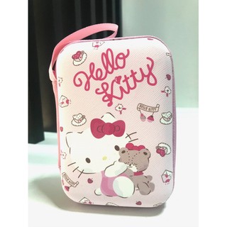 KITTY P กล่องใส่ Pwb, HDD , หูฟัง , เอนกประสงค์, Size L ลาย KITTY P BEAR  คิตตี้ งานดี evaกันกระแทก ขนาด13.5x9.5x3.5 MNN