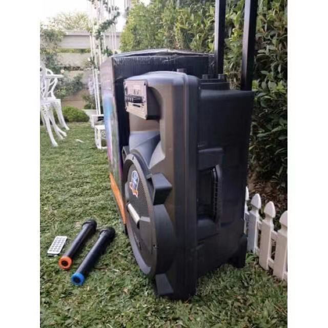 เบสแน่นมาก!! ลำโพงบลูทูธ12นิ้ว รุ่นLT-1206 ปรับเบสได้ ปรับแอคโค่ได้ เสียงดัง เปิดปิดไฟได้ มีคันชัก/ล้อลาก แถมฟรี: ไมค์ลอ