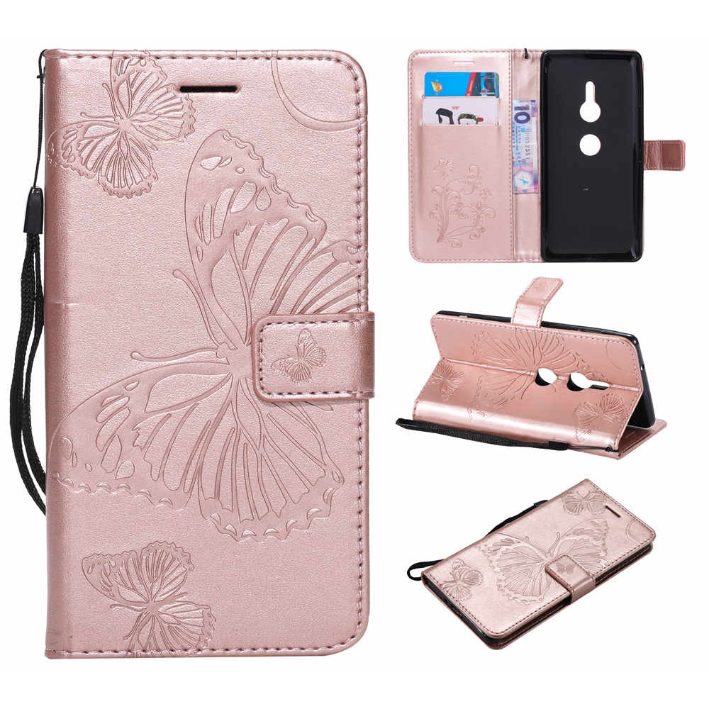 เคส Leather Case ซองหน ง For Sony Xperia Xz2 H16 H96 702so เคสหน ง Holder Cases Protective Cover ฝาครอบป องก น Shopee Thailand