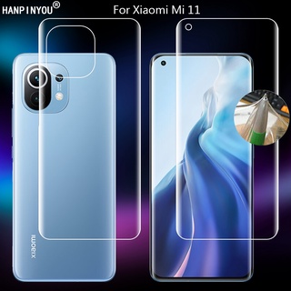 ฟิล์มไฮโดรเจลแบบบางพิเศษสําหรับ Xiaomi Mi 11 Ultra / Pro / Lite ฟิล์มกระจกนิรภัย