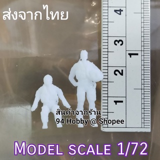 🇹🇭 1/72 โมเดลนักบิน มี 2 แอคชั่น ถือหมวก และ นั่งในห้องนักบิน งานละเอียด 3D