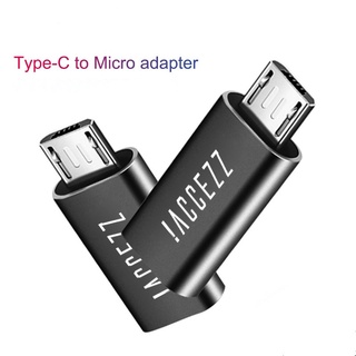 Accezz อะแดปเตอร์แปลง Micro USB ตัวผู้ เป็น Type C ตัวเมีย OTG สําหรับ Samsung Huawei Xiaomi Data Sync Charger Connector