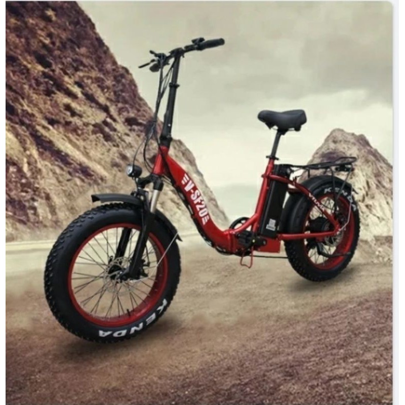 Fat Ebike 20"/13Ah/48V/750W/Alloy/Foldable VTUVIA Italy จักรยานไฟฟ้าล้อโต 20"ตัวถังอลูมิเนียม พับได้