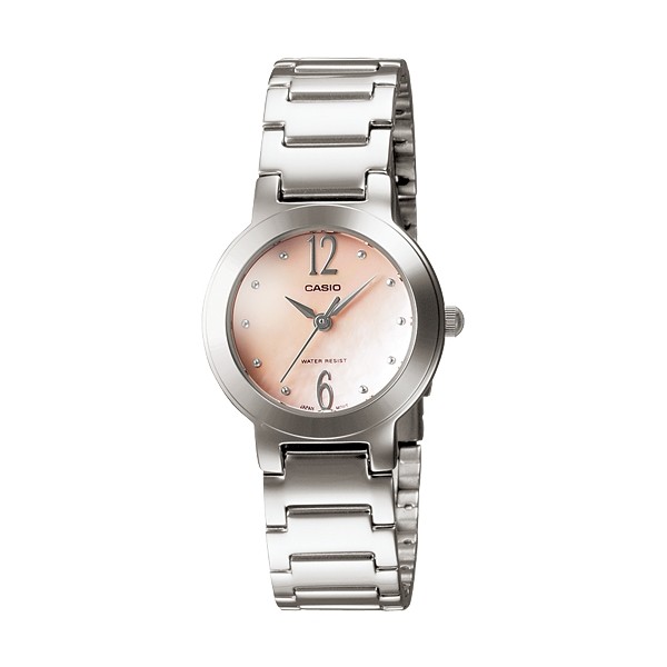 CASIO ผู้หญิงเรือนสีเงิน สายสเตลเลส รุ่น LTP-1191A-4A2DF  โค๊ดส่วนลด 100บาท โค๊ด (NEWMSME)