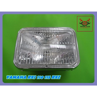 YAMAHA RXS110 RXS115 RXZ HEADLIGHT HEADLAMP with "BLACK" HEADLIGHT CASE SET // ไฟหน้าทั้งชุด สีดำ สินค้าคุณภาพดี