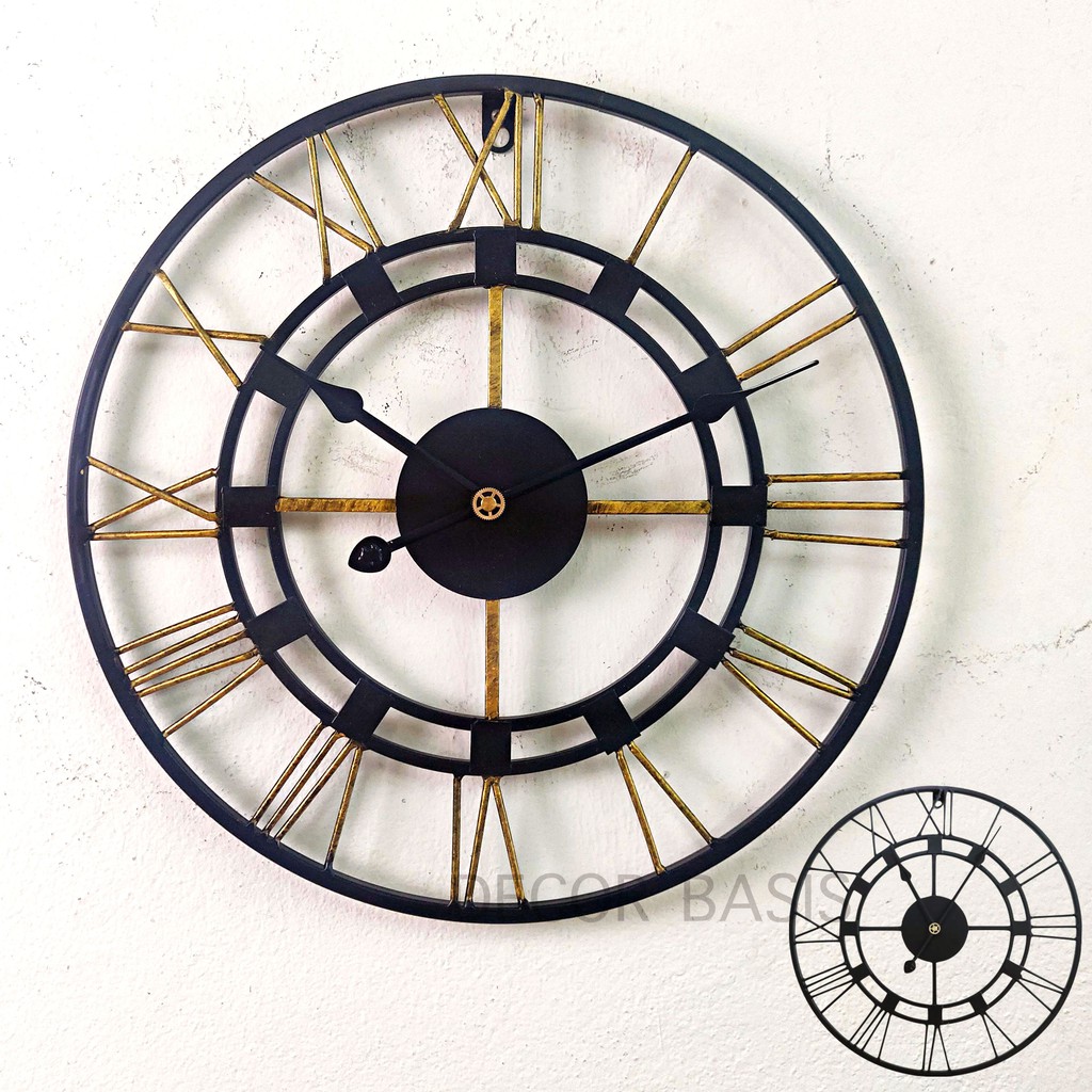 นาฬิกาแขวน สไตล์loft ลอฟท์ นาฬิกาตกแต่งบ้าน นาฬิกาสวยๆ เท่ โมเดิร์น Modern นาฬิกา ของแต่งบ้าน minimal