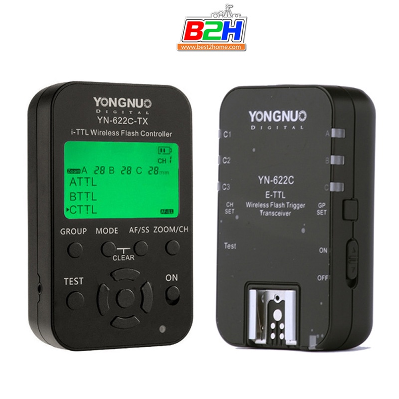 YONGNUO YN622C KIT Wireless E-TTL Trigger with LED Screen for Canon ประกันศูนย์ในไทย 1 ปี